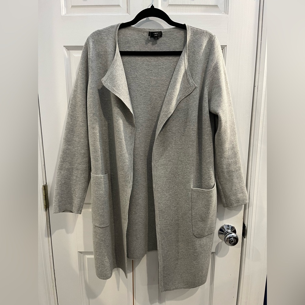 J. Crew Juliette Grey Cardigan